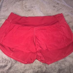 Lululemon speed shorts. Great condition.